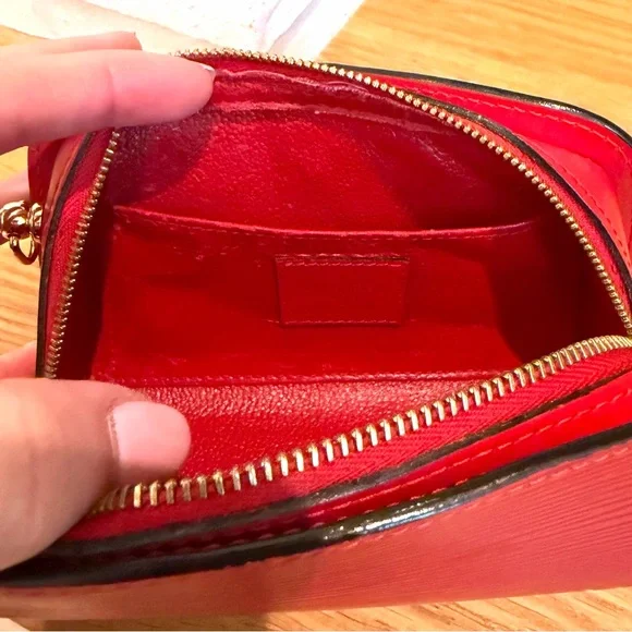 Louis Vuitton Authentic Vintage Custom Red Epi Dauphine PM Crossbody Bag - Picture 14 of 14